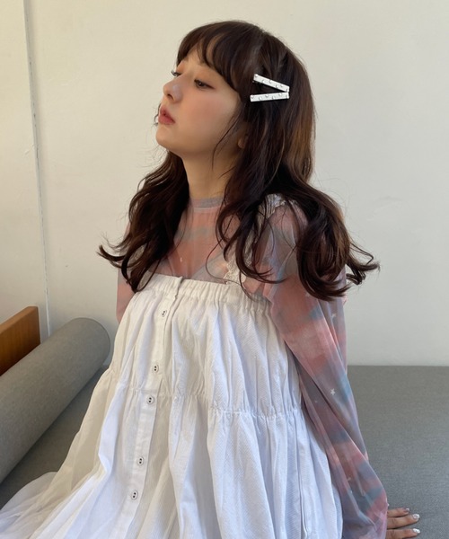 poiregnee（ポワニェ）の「［select］スターヘアクリップ 2個セット（ヘアピン・レディース・アイボリー/ブラック/グレー・FREE）」の4枚目の写真