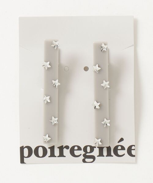 poiregnee（ポワニェ）の「［select］スターヘアクリップ 2個セット（ヘアピン・レディース・アイボリー/ブラック/グレー・FREE）」の13枚目の写真