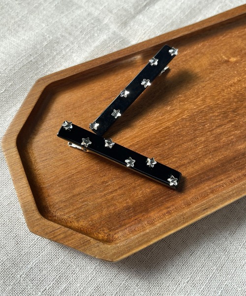 poiregnee（ポワニェ）の「［select］スターヘアクリップ 2個セット（ヘアピン・レディース・アイボリー/ブラック/グレー・FREE）」の15枚目の写真