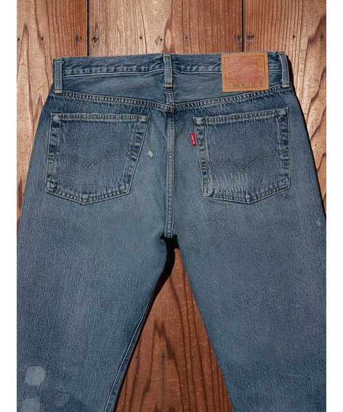 NY購入 インディゴ 再構築 LEVI'S 501 VINTAGE ''Reorganization''/INDIGO/デザイナーリメイク パッチワーク加工 アシンメトリー junya Levi\u0027s⁄リーバイス LEVI\u0027S(R) VINTAGE CLOTHING 1954 501 ジーンズ