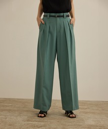 ROPE' | 【セットアップ/通勤オフィス】撥水2タックトラウザーパンツ(その他パンツ)