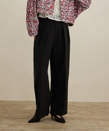 ROPE' | 【撥水】タックトラウザーストレートパンツ(その他パンツ)