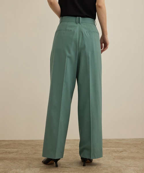 ROPE'（ロペ）の「【撥水】ウールタックトラウザーパンツ【雑誌掲載】（その他パンツ・レディース・ホワイト/ブラック/カーキ・40/36/38）」の12枚目の写真