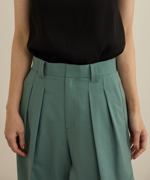 ROPE'（ロペ）の「【撥水】ウールタックトラウザーパンツ【雑誌掲載】（その他パンツ・レディース・ホワイト/ブラック/カーキ・40/36/38）」の14枚目の写真