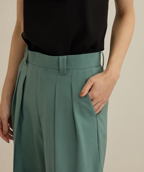 ROPE'（ロペ）の「【撥水】ウールタックトラウザーパンツ【雑誌掲載】（その他パンツ・レディース・ホワイト/ブラック/カーキ・40/36/38）」の15枚目の写真