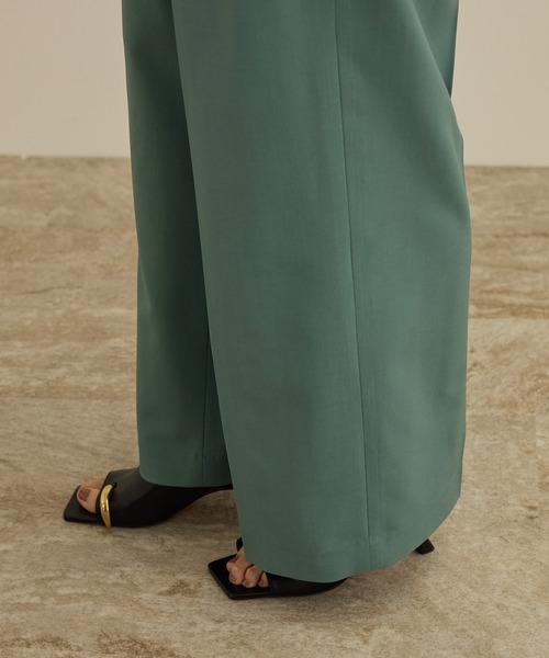 ROPE'（ロペ）の「【撥水】ウールタックトラウザーパンツ【雑誌掲載】（その他パンツ・レディース・ホワイト/ブラック/カーキ・40/36/38）」の16枚目の写真