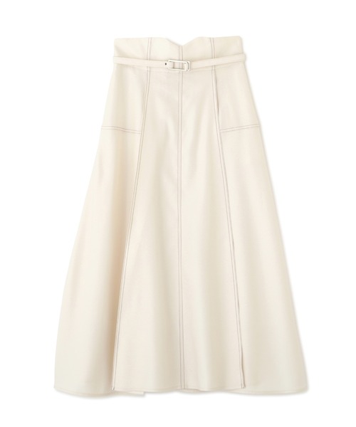 JILL by JILL STUART（ジルバイジルスチュアート）の「◇デニムライクステッチシリーズ2　フレアスカート（スカート・レディース・ホワイト/ブラック/インディゴブルー・MEDIUM/SMALL）」の14枚目の写真
