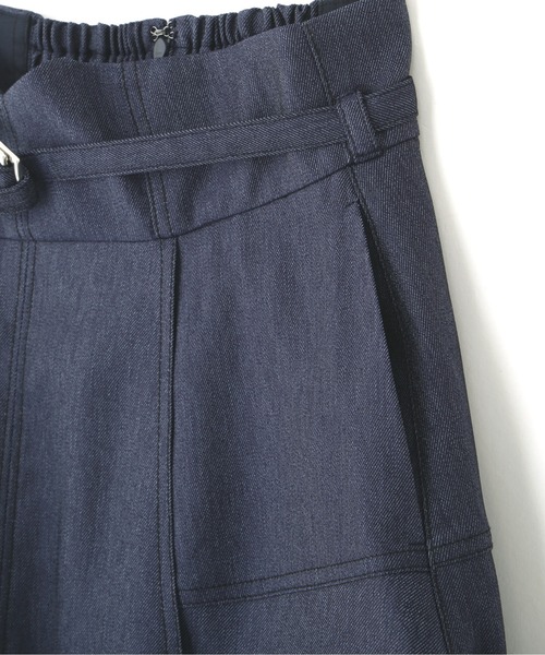 JILL by JILL STUART（ジルバイジルスチュアート）の「◇デニムライクステッチシリーズ2　フレアスカート（スカート・レディース・ホワイト/ブラック/インディゴブルー・MEDIUM/SMALL）」の19枚目の写真