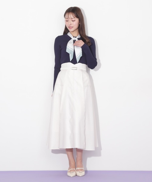 【新品タグ付き】ジル バイ ジルスチュアート　ティアレースフレアロングスカート ティアードレーススカート | JILL by JILL STUART（ジル バイ