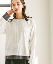 GLOBAL WORK | ヘビロッTEEフェイクレイヤー長袖/286248(Tシャツ/カットソー)