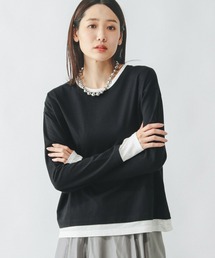 GLOBAL WORK | ヘビロッTEEフェイクレイヤー長袖/286248(Tシャツ/カットソー)