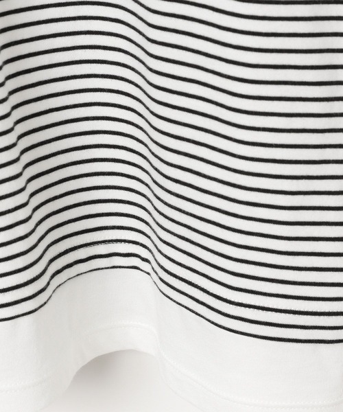 GLOBAL WORK（グローバルワーク）の「ヘビロッTEEフェイクレイヤー長袖/286248（Tシャツ/カットソー・レディース・ブラック/その他/ホワイト系その他5/イエロー系その他・MEDIUM/LARGE）」の15枚目の写真