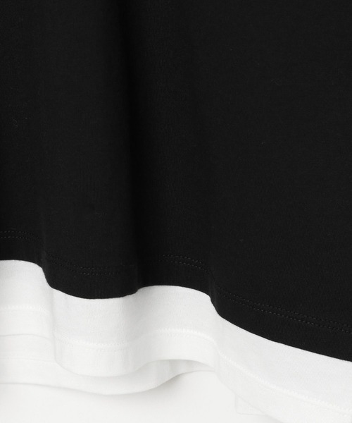 GLOBAL WORK（グローバルワーク）の「ヘビロッTEEフェイクレイヤー長袖/286248（Tシャツ/カットソー・レディース・ブラック/その他/ホワイト系その他5/イエロー系その他・MEDIUM/LARGE）」の13枚目の写真