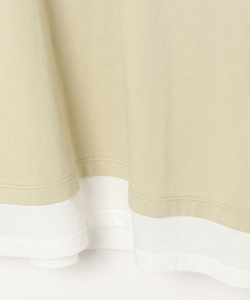 GLOBAL WORK（グローバルワーク）の「ヘビロッTEEフェイクレイヤー長袖/286248（Tシャツ/カットソー・レディース・ブラック/その他/ホワイト系その他5/イエロー系その他・MEDIUM/LARGE）」の14枚目の写真