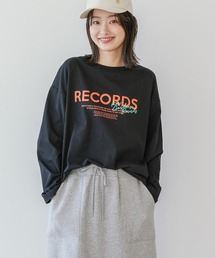 AMERICAN HOLIC | RECORDSロングTシャツ(Tシャツ/カットソー)