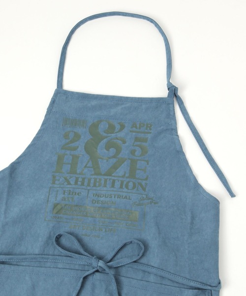 niko and...（ニコアンド）の「オリジナル ショッププリントエプロン（エプロン・レディース・イエロー/ブルー/チャコール・0）」の12枚目の写真