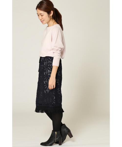 IENA（イエナ）の「ケミカルレーススカート◆（スカート・レディース・ネイビー/アイボリー・40/38/36）」の16枚目の写真