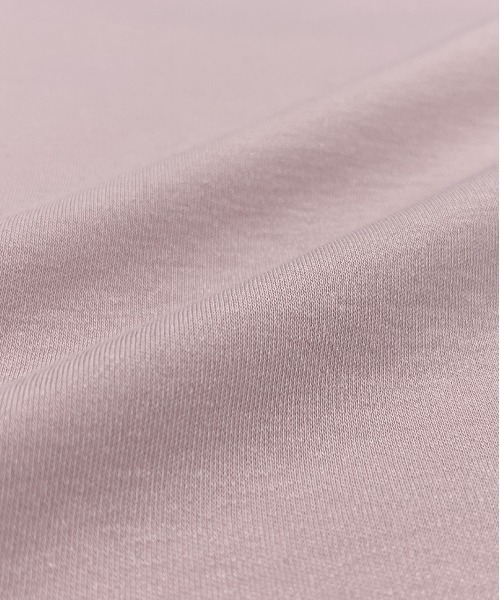 ad thie(アドティエ)の「ロゴ刺繍 スムース ロングTシャツ(Tシャツ/カットソー・レディース・ピンク/アイボリー/ブラック・FREE)」の16枚目の写真