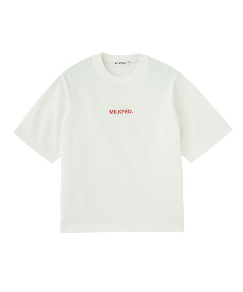 MILKFED.（ミルクフェド）の「TRIPLE ICE CREAM WIDE S/S TEE（Tシャツ/カットソー・レディース・ホワイト/ブラック/ブルー・L/M）」の4枚目の写真