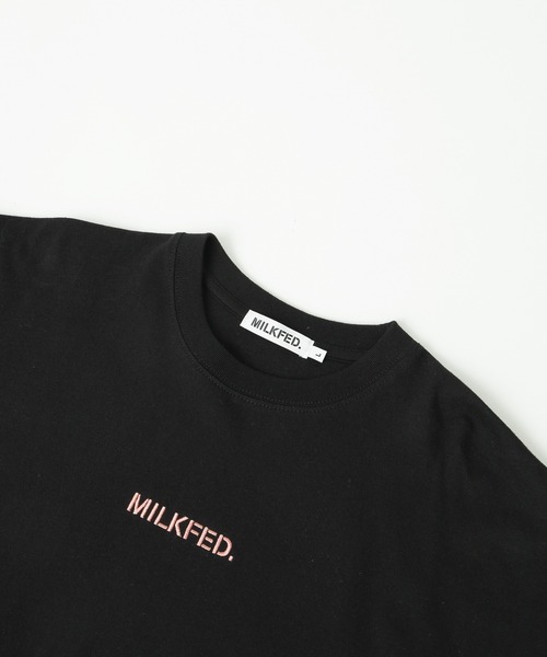 MILKFED.（ミルクフェド）の「TRIPLE ICE CREAM WIDE S/S TEE（Tシャツ/カットソー・レディース・ホワイト/ブラック/ブルー・L/M）」の12枚目の写真