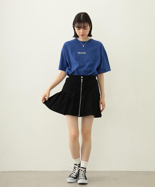 MILKFED.（ミルクフェド）の「TRIPLE ICE CREAM WIDE S/S TEE（Tシャツ/カットソー・レディース・ホワイト/ブラック/ブルー・L/M）」の15枚目の写真