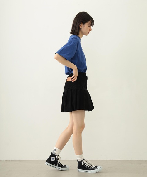 MILKFED.（ミルクフェド）の「TRIPLE ICE CREAM WIDE S/S TEE（Tシャツ/カットソー・レディース・ホワイト/ブラック/ブルー・L/M）」の17枚目の写真