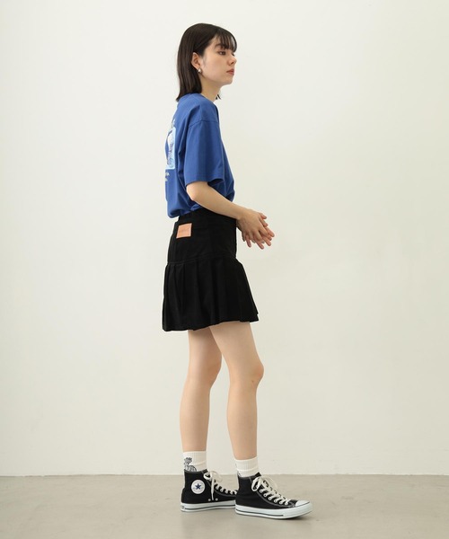 MILKFED.（ミルクフェド）の「TRIPLE ICE CREAM WIDE S/S TEE（Tシャツ/カットソー・レディース・ホワイト/ブラック/ブルー・L/M）」の18枚目の写真