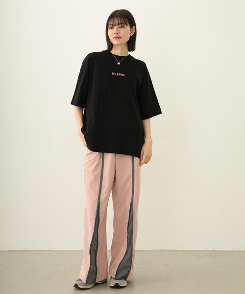 MILKFED.（ミルクフェド）の「TRIPLE ICE CREAM WIDE S/S TEE（Tシャツ/カットソー・レディース・ホワイト/ブラック/ブルー・L/M）」の22枚目の写真