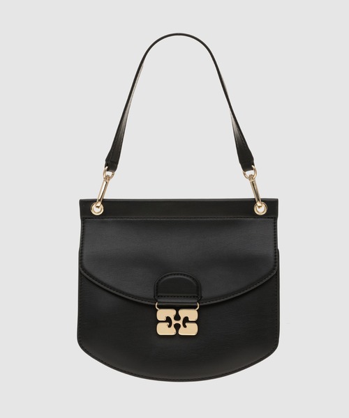 GANNI(ガニー)の「Apo-G Bag Small(ハンドバッグ・レディース・ブラック・ONE SIZE)」の4枚目の写真