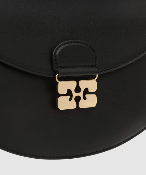 GANNI(ガニー)の「Apo-G Bag Small(ハンドバッグ・レディース・ブラック・ONE SIZE)」の5枚目の写真