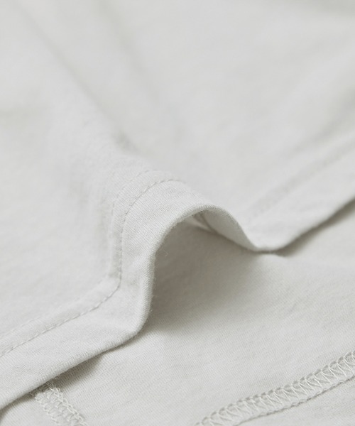 ROPE' PICNIC（ロペピクニック）の「シアーロングTシャツ（Tシャツ/カットソー・レディース・ライトグレー/チャコールグレー/ホワイト/ピンク・38）」の9枚目の写真