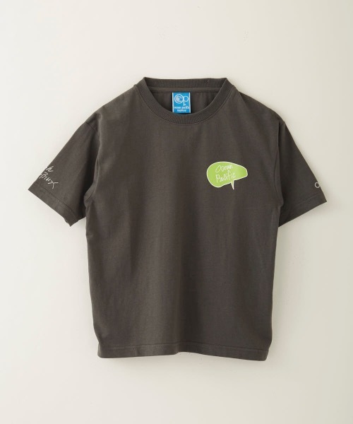 Ocean Pacific(オーシャンパシフィック)の「【OP/オーピー】【Ocean Pacific×MOMOKA YOSHITAKE】アーティストコラボTシャツ バックプリント(Tシャツ/カットソー・キッズ・ヘザーグレー/ホワイト/チャコールグレー・100/110/160/120/130/140/150)」の3枚目の写真