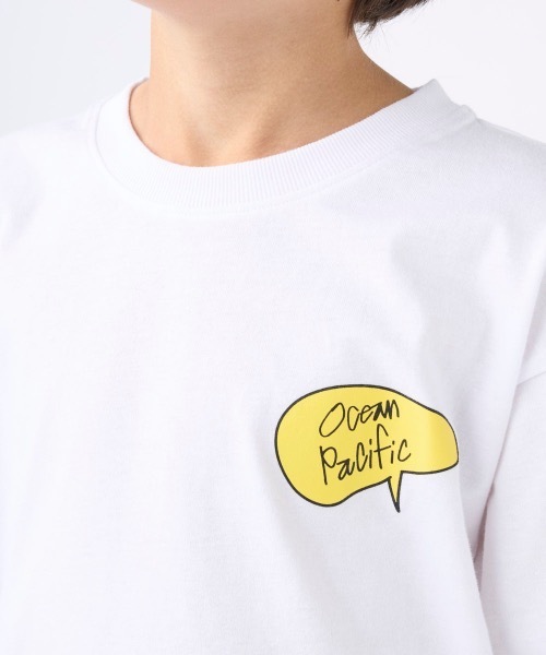 Ocean Pacific(オーシャンパシフィック)の「【OP/オーピー】【Ocean Pacific×MOMOKA YOSHITAKE】アーティストコラボTシャツ バックプリント(Tシャツ/カットソー・キッズ・ヘザーグレー/ホワイト/チャコールグレー・100/110/160/120/130/140/150)」の21枚目の写真