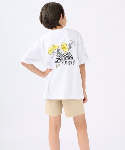Ocean Pacific(オーシャンパシフィック)の「【OP/オーピー】【Ocean Pacific×MOMOKA YOSHITAKE】アーティストコラボTシャツ バックプリント(Tシャツ/カットソー・キッズ・ヘザーグレー/ホワイト/チャコールグレー・100/110/160/120/130/140/150)」の17枚目の写真