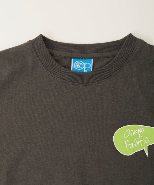Ocean Pacific(オーシャンパシフィック)の「【OP/オーピー】【Ocean Pacific×MOMOKA YOSHITAKE】アーティストコラボTシャツ バックプリント(Tシャツ/カットソー・キッズ・ヘザーグレー/ホワイト/チャコールグレー・100/110/160/120/130/140/150)」の15枚目の写真