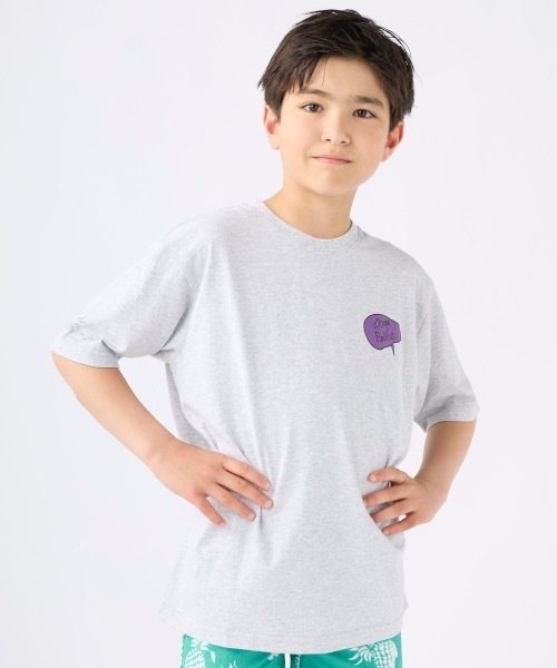 Ocean Pacific(オーシャンパシフィック)の「【OP/オーピー】【Ocean Pacific×MOMOKA YOSHITAKE】アーティストコラボTシャツ バックプリント(Tシャツ/カットソー・キッズ・ヘザーグレー/ホワイト/チャコールグレー・100/110/160/120/130/140/150)」の11枚目の写真