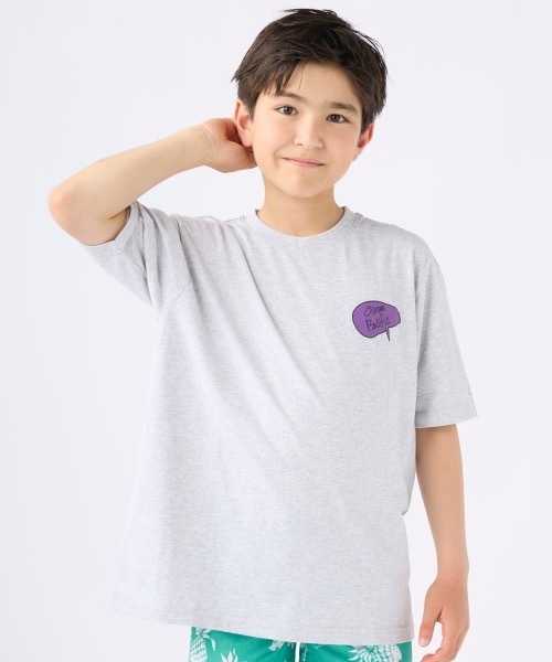 Ocean Pacific(オーシャンパシフィック)の「【OP/オーピー】【Ocean Pacific×MOMOKA YOSHITAKE】アーティストコラボTシャツ バックプリント(Tシャツ/カットソー・キッズ・ヘザーグレー/ホワイト/チャコールグレー・100/110/160/120/130/140/150)」の10枚目の写真