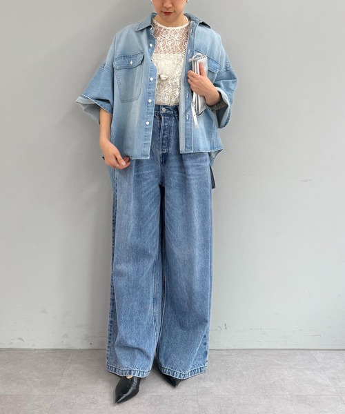 デニムタックパンツ（デニムパンツ）｜Whim Gazette（ウィムガゼット