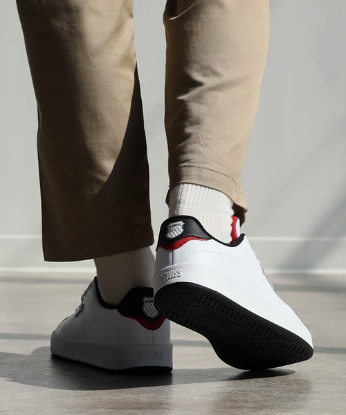 K-SWISS(ケースイス)の「【K-SWISS/ケースイス】COURT CAMEO II ローカットスニーカー(スニーカー・メンズ・ホワイト・27.0cm/25.0cm/25.5cm/26.0cm/26.5cm/27.5cm/28.0cm)」の18枚目の写真