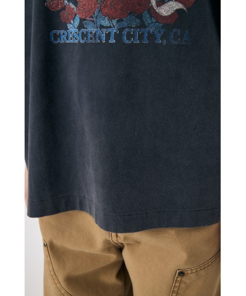 MOUSSY（マウジー）の「CA MOTORSHOP Tシャツ（Tシャツ/カットソー・レディース・ライトピンク/オフホワイト/ライトブラック・1/2）」の18枚目の写真