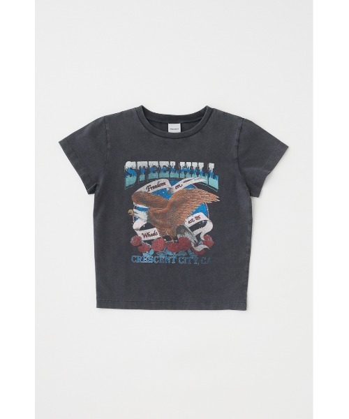 MOUSSY（マウジー）の「CA MOTORSHOP Tシャツ（Tシャツ/カットソー・レディース・ライトピンク/オフホワイト/ライトブラック・1/2）」の19枚目の写真