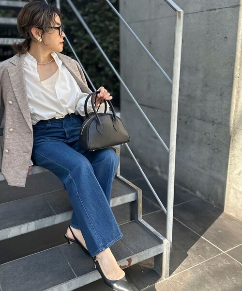 NOLLEY’S（ノーリーズ）の「ラウンドボストンバッグ（ボストンバッグ・レディース・ブラック/ベージュ・FREE）」の22枚目の写真