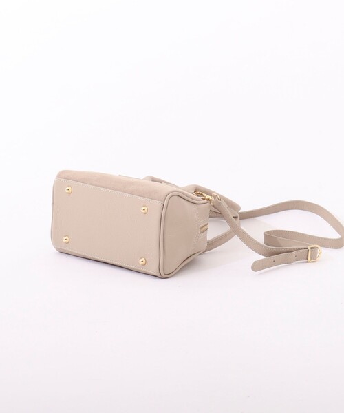 NOLLEY’S（ノーリーズ）の「ラウンドボストンバッグ（ボストンバッグ・レディース・ブラック/ベージュ・FREE）」の16枚目の写真