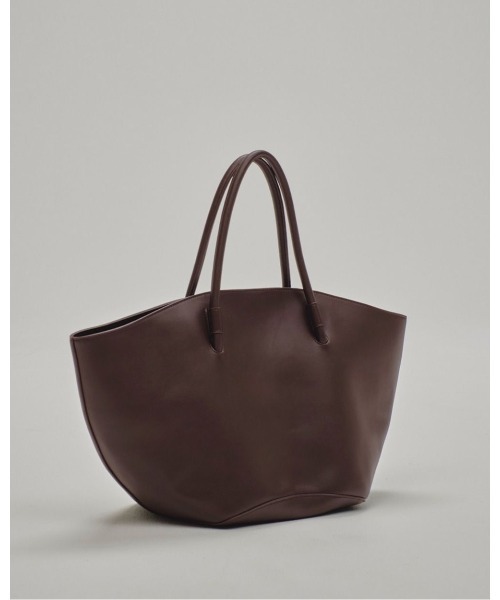 TODAYFUL(トゥデイフル)の「TODAYFUL Ecoleather Round Bag 12511012(トートバッグ・レディース・ブラック/バーガンディー・FREE)」の3枚目の写真