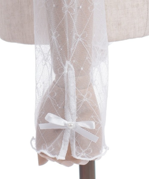 axes femme（アクシーズファム）の「リボンチュールシアーインナー（Tシャツ/カットソー・レディース・ブラック/ホワイト・FREE）」の16枚目の写真