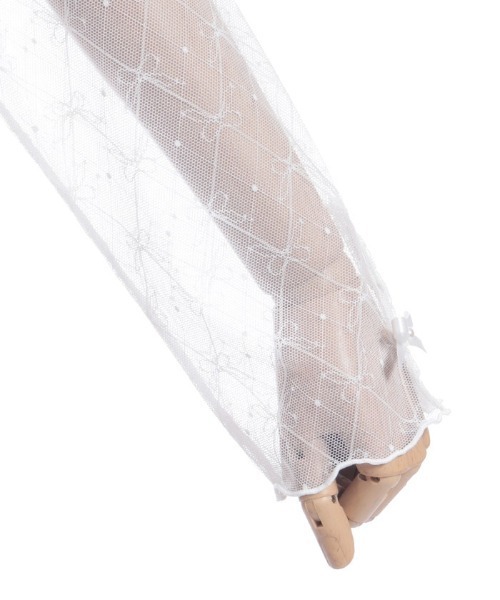 axes femme（アクシーズファム）の「リボンチュールシアーインナー（Tシャツ/カットソー・レディース・ブラック/ホワイト・FREE）」の17枚目の写真