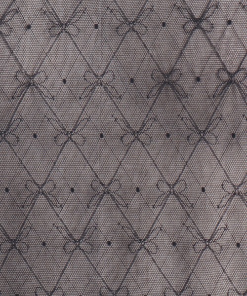 axes femme（アクシーズファム）の「リボンチュールシアーインナー（Tシャツ/カットソー・レディース・ブラック/ホワイト・FREE）」の13枚目の写真