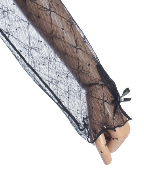 axes femme（アクシーズファム）の「リボンチュールシアーインナー（Tシャツ/カットソー・レディース・ブラック/ホワイト・FREE）」の7枚目の写真