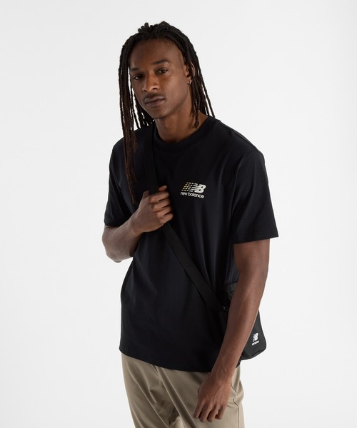 NEW BALANCE（ニューバランス）の「Athletics Multi Color Logo ショートスリーブTシャツ（Tシャツ/カットソー・メンズ・ブラック/オフホワイト/パープル・XX-LARGE/X-LARGE/LARGE/MEDIUM/SMALL）」の19枚目の写真