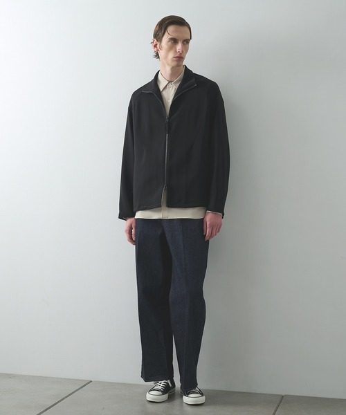 STUDIOUS(ステュディオス)の「【STUDIOUS】ESSENTIAL STAND BLOUSON(ブルゾン・メンズ・ブラック/ダークグレー・1/2)」の16枚目の写真